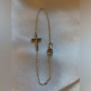 925 Silver Cross Bracelet